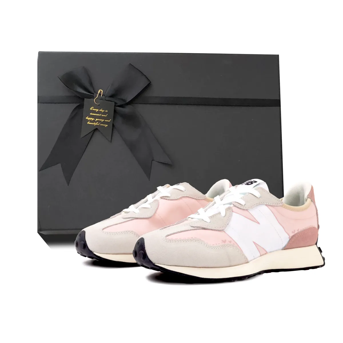 New Balance NB 327 Running Shoes Unisex Low Top White, Gray