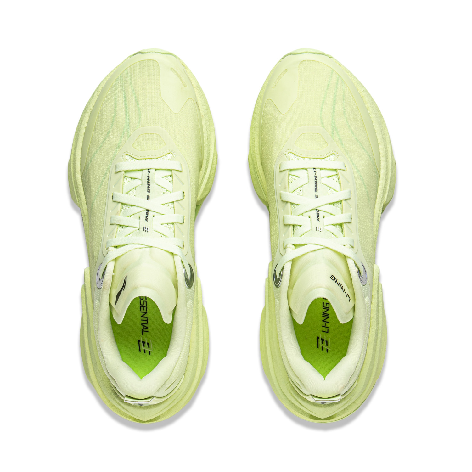 Li Ning Shadow 3 Essential Cushioning Slip Resistant Support Rebound Low top Casual Running Shoes Women’s Green