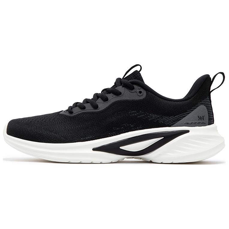 361° Slip Resistant Abrasion Resistant Low top Running Shoes Men’s Black Gray