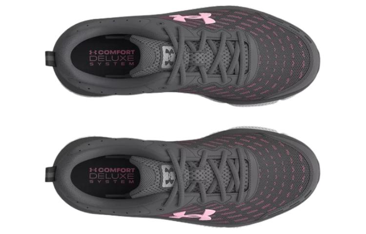 Under Armour Charged Assert 10 Cushioning Low top Running Shoes Women’s Gray Pink