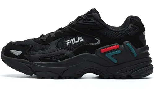 FILA FUSION Catapult Synthetic Leather, Textile Abrasion Resistant Breathable Low top Chunky Sneakers Women's