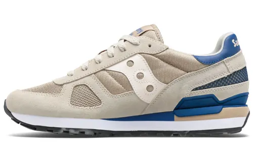Saucony Shadow Original Vintage Low top Running Shoes Men's Khaki Blue Standard M