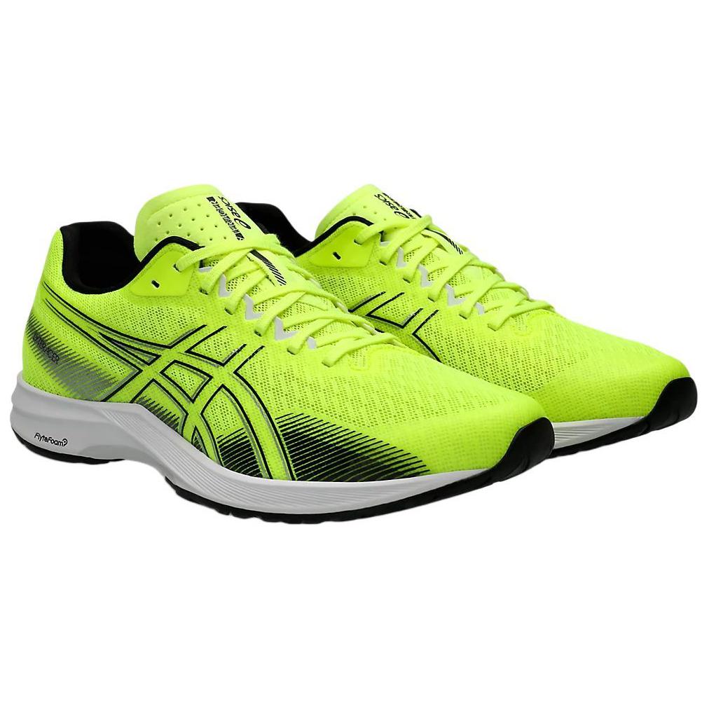 Asics LYTERACER 5 Abrasion Resistant Abrasion Resistant Low top Casual Running Shoes Men’s Yellow Black