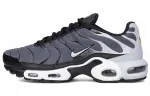 Nike Air Max Plus Comfortable Low top Running Shoes Men's Gray Black White
