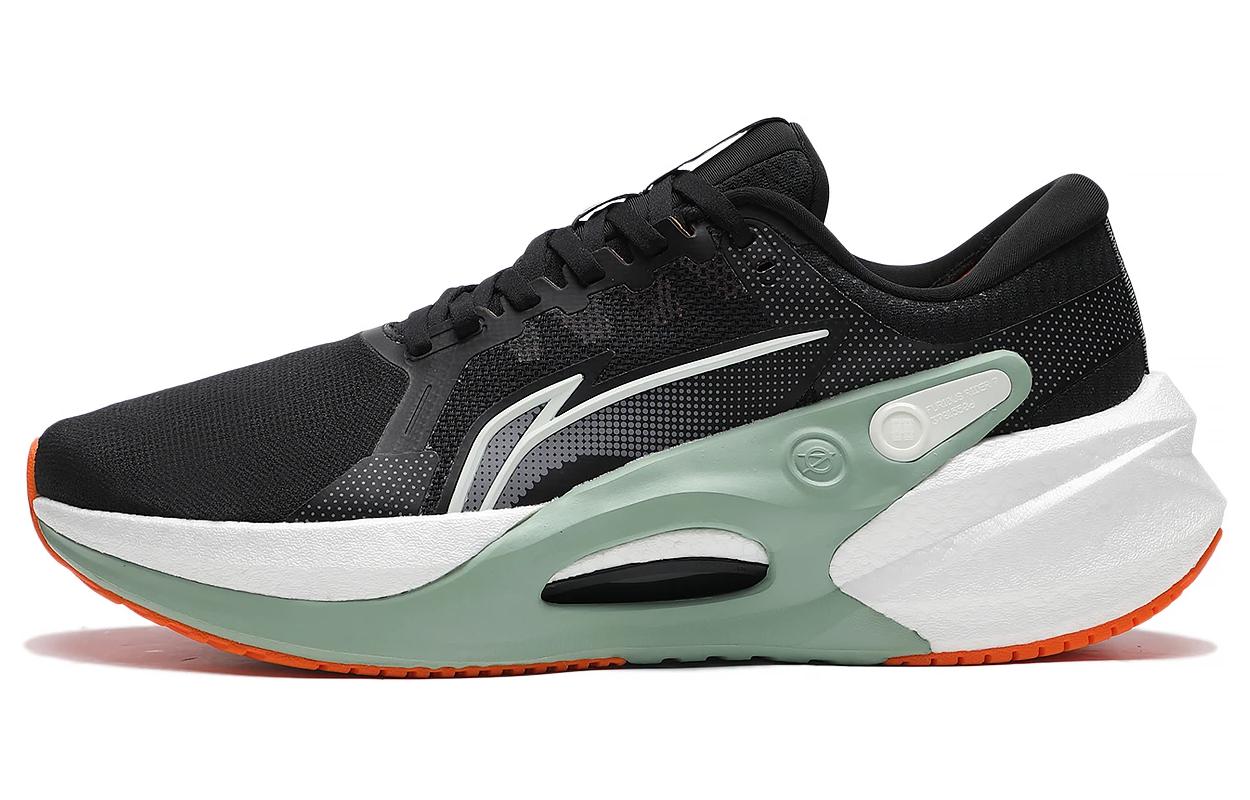LiNing Furious Rider 7.0 Abrasion Resistant Breathable Low Top Running Shoes Men's Black White
