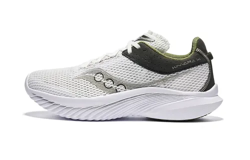 Saucony Kinvara Elite 14 Cushioning Low top Running Shoes Men's White Green