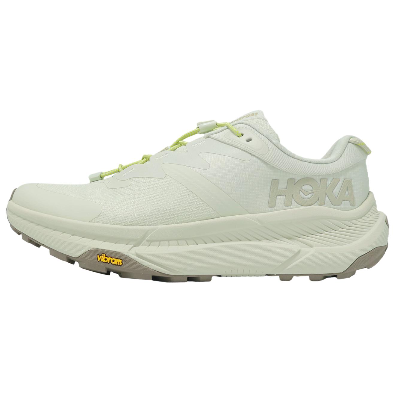 HOKA ONE ONE Transport Cushioning Breathable Lightweight Low top Running Shoes Unisex Green