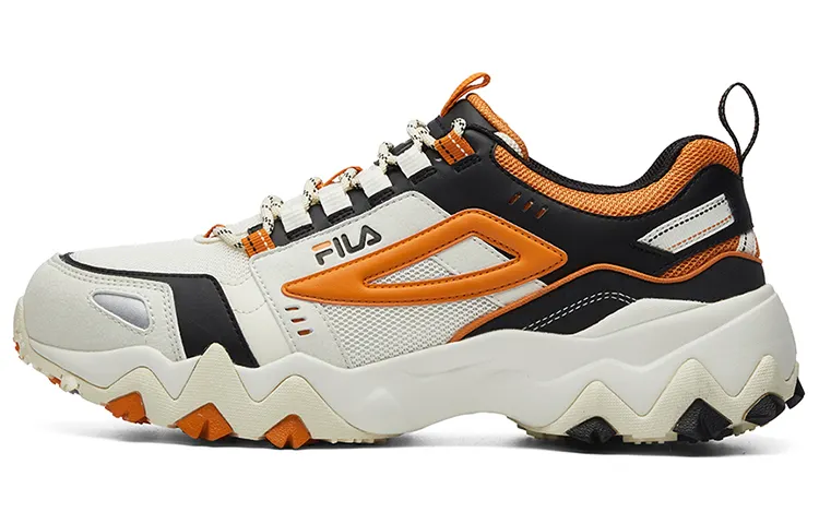 FILA Oakmont Textile, Synthetic Leather Cushioning Abrasion Resistant Breathable Low top Running Shoes Men's