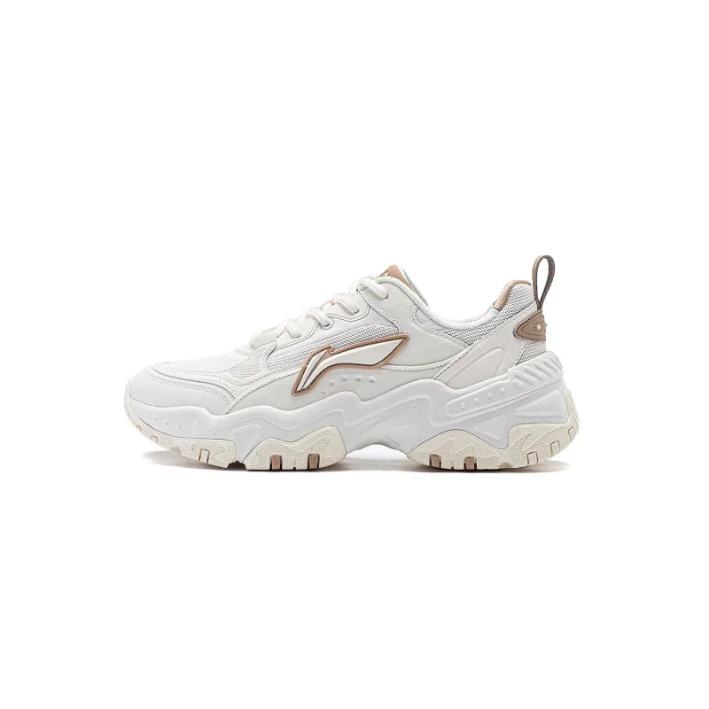 Li Ning Low top Chunky Sneakers Women's White