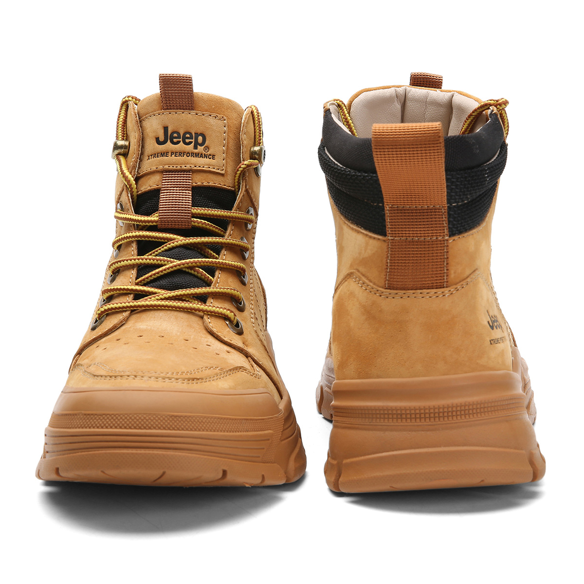 Jeep High top Outdoor Shoes Men’s Gold