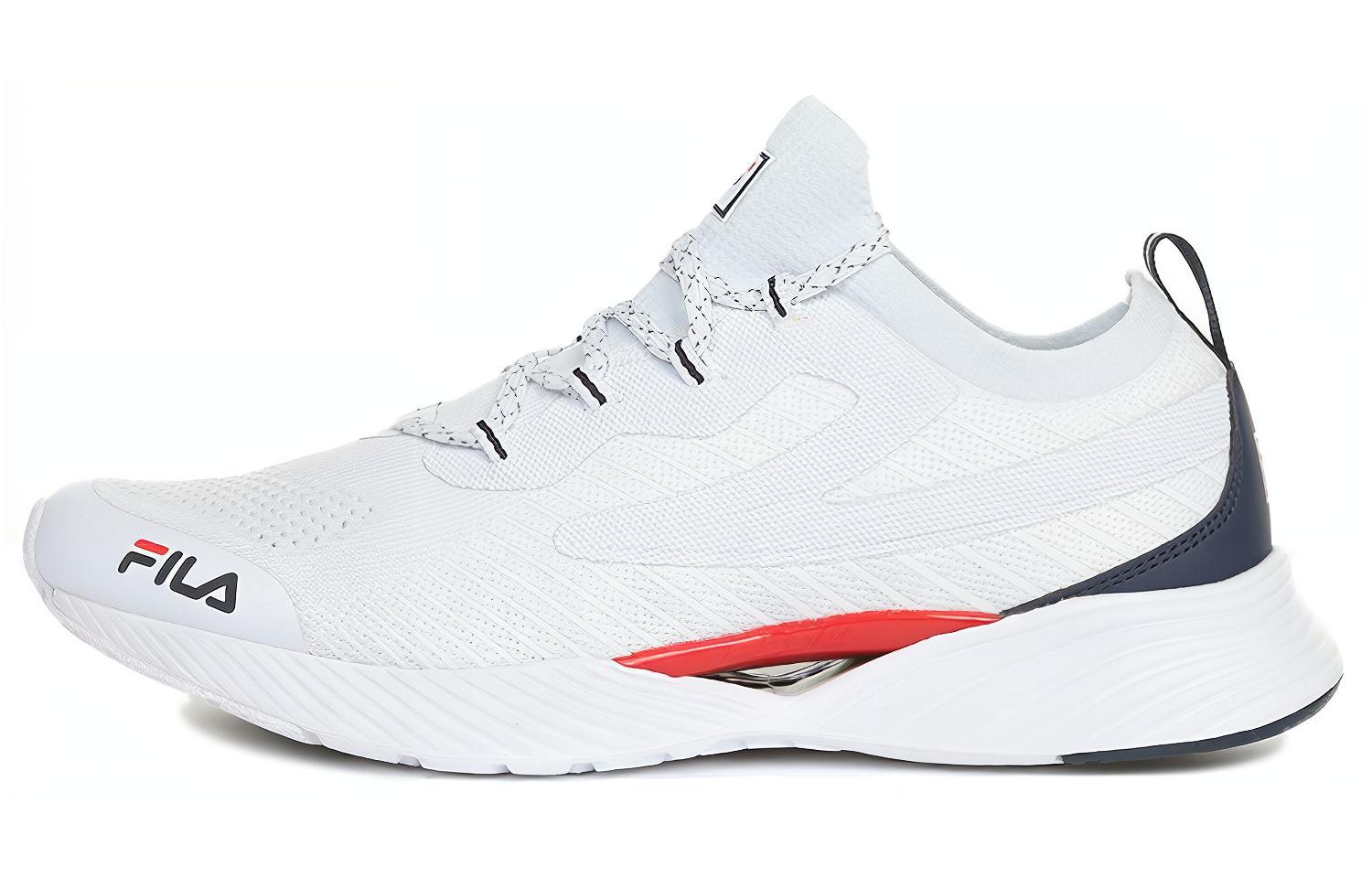 FILA RGB Fle Low top Running Shoes Unisex White Red Black