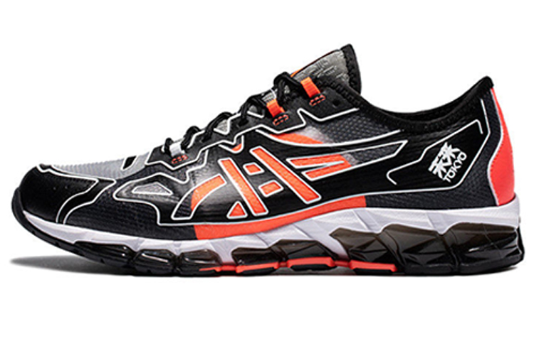 Мужские кроссовки Asics Gel-Quantum 360 6 (черно-серо-красные)