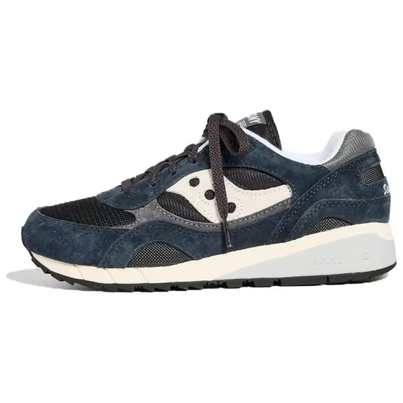 Saucony Shadow 6000 Slip Resistant And Breathable Low top Running Shoes Unisex Blue Gray