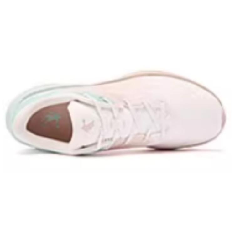 QIAODAN Flying Shadow 4.0 Slip Resistant Abrasion Resistant Cushioning Low top Casual Running Shoes Women’s Pink Green