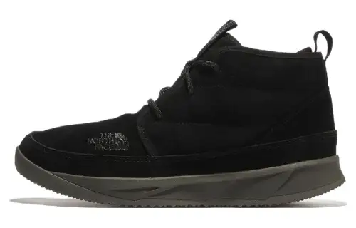 THE NORTH FACE Nupsi Chukka Cushioning, Wear Resistant Mid top Outdoor Shoes Men's Black