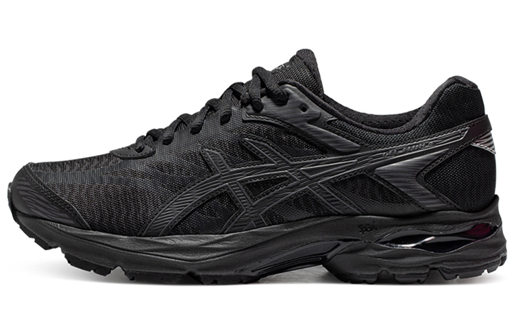 ASICS Gel-Flux 4 comfortable moisture-wicking fabric synthetic leather low-top casual long-distance running sprint urban commuting physical test running shoes women's black