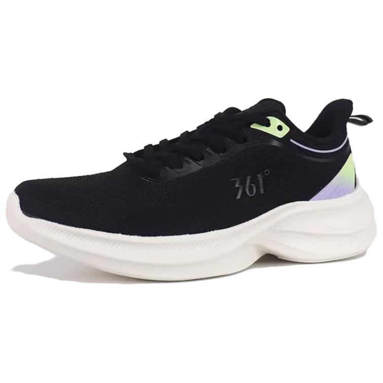 361° Comfortable Cushioning Slip Resistant Low top Running Shoes Women’s Black Green