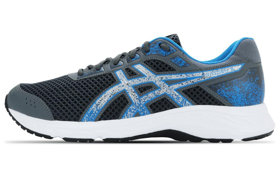 Asics Raiden 3 Abrasion Resistant Breathable Low top Running Shoes Gray Blue