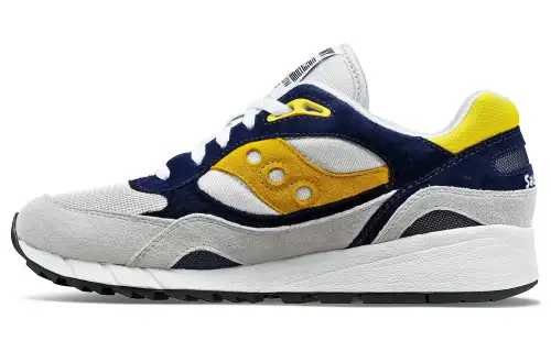 Saucony Shadow 6000 Grey Navy Yellow