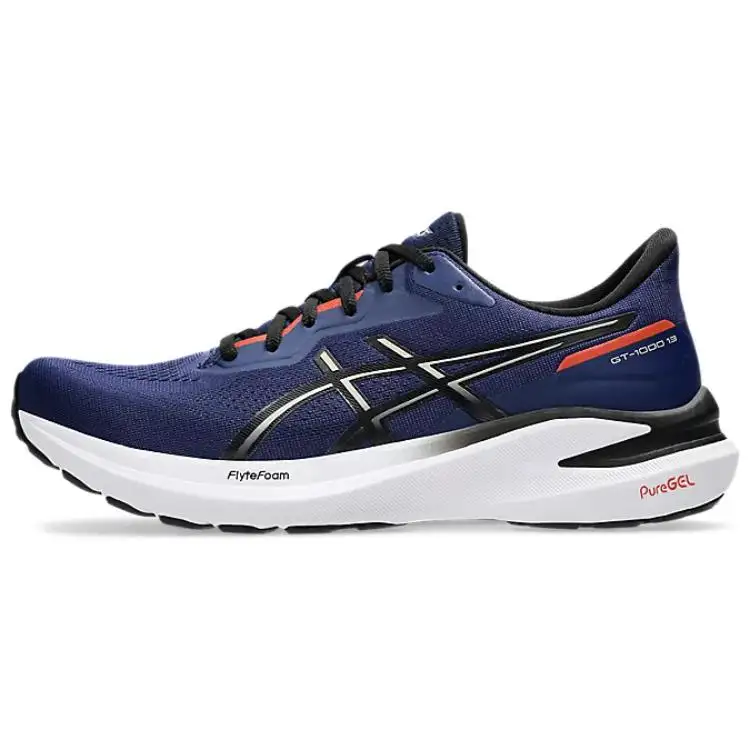 Asics GT 1000 13 Cushioning, Wear Resistant Low top Running Shoes Men's Blue