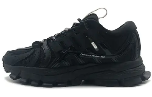 Li Ning Cushioning Slip Resistant Low top Running Shoes Men's Black