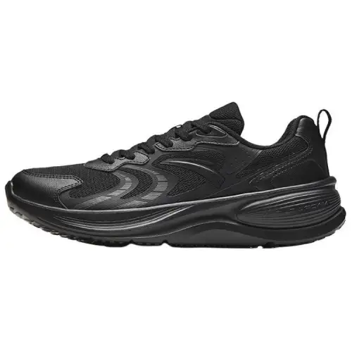 Anta Racing Comfortable And Trendy Cushioning Slip Resistant Abrasion Resistant Low top Running Shoes Men's Black