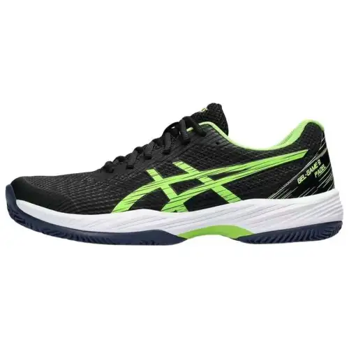 ASICS Gel Game 9 Padel Black Electric Lime