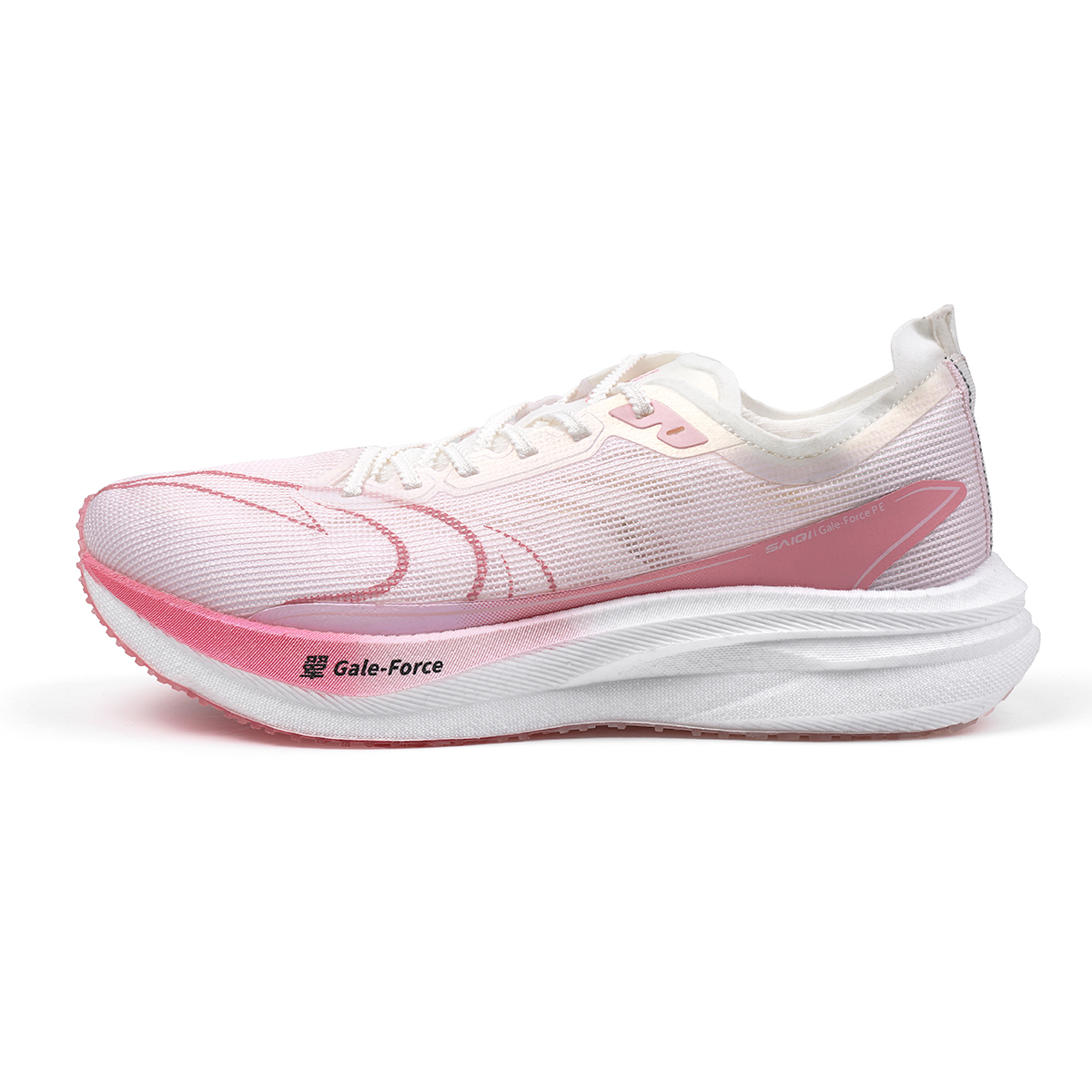 SAIQI Low top Hui Technology Running Shoes Unisex Pink Swift