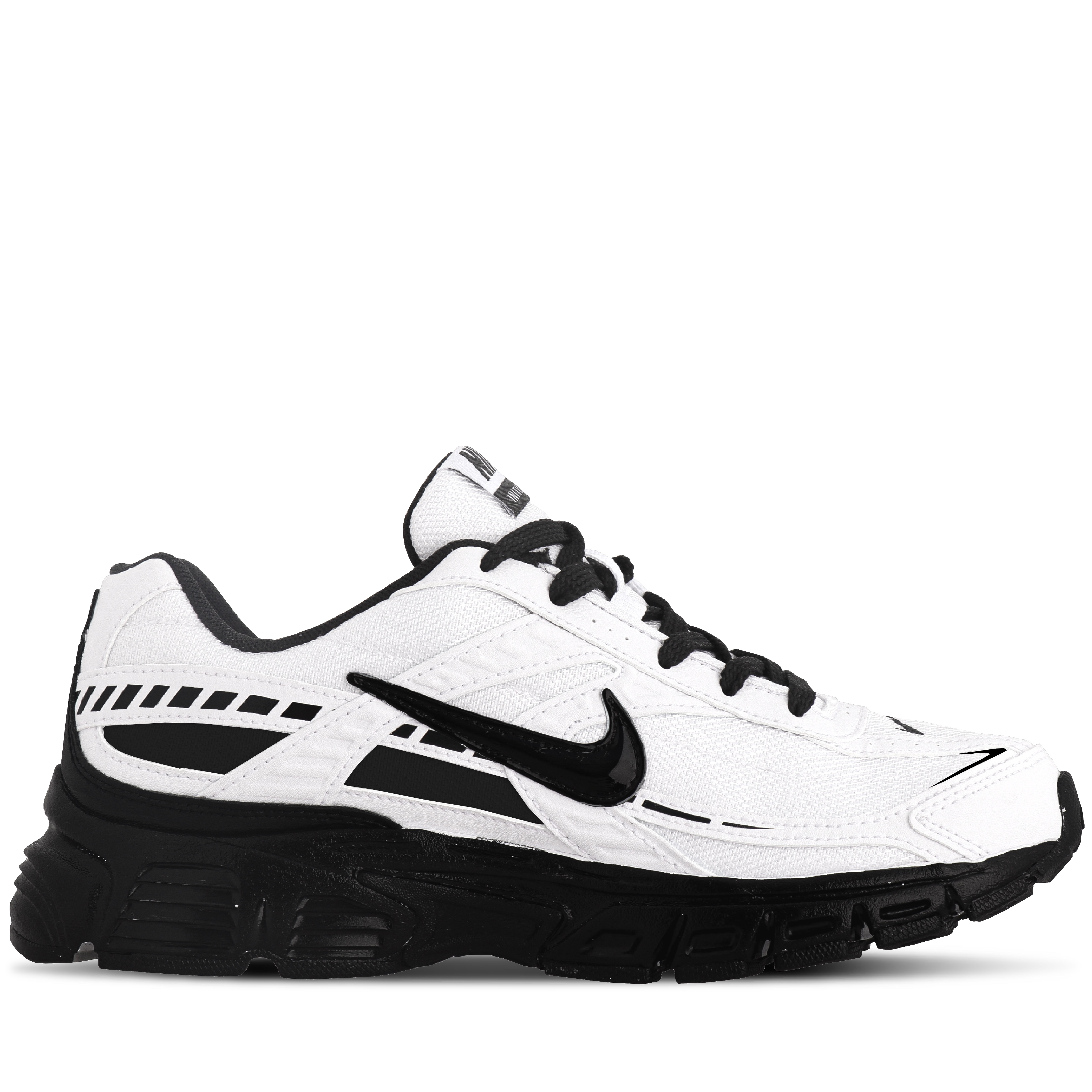 Nike Initiator Cushioning Breathable Low top Running Shoes Unisex Black White