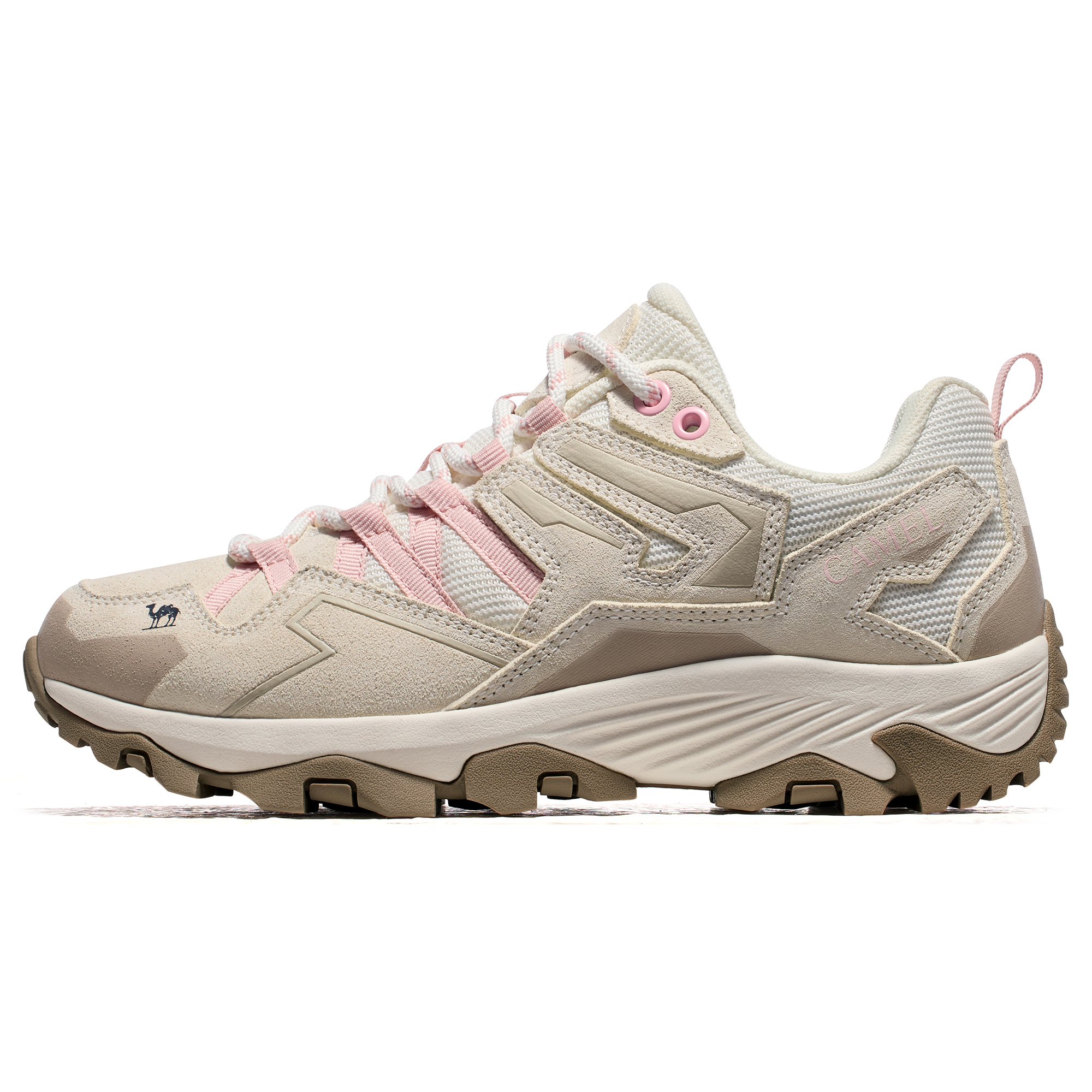 CAMEL Kunlun Mountain 2.0 Cow Suede Cushioning Slip Resistant Abrasion Resistant Low top Outdoor Shoes Women’s