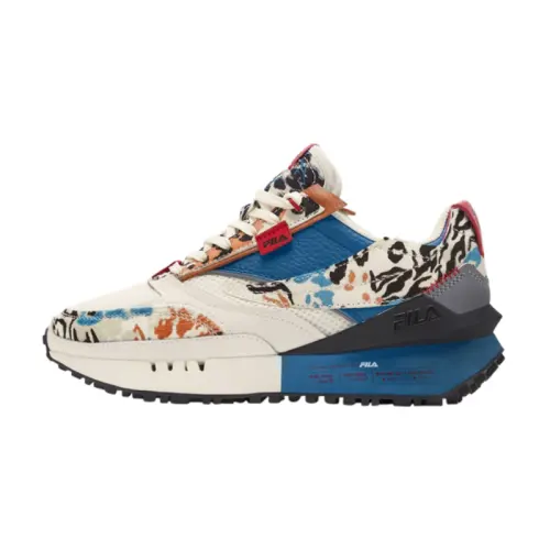 FILA Renno N Generation Low top Casual Running Shoes Women's White Blue