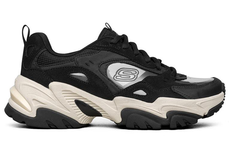 Женские кроссовки Skechers Stamina V2 (черные) — Чёрный — фото 2