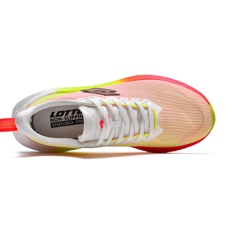 LOTTO Sports & Outdoors Cushioning Slip Resistant Abrasion Resistant Low top Running Shoes Women’s White Red