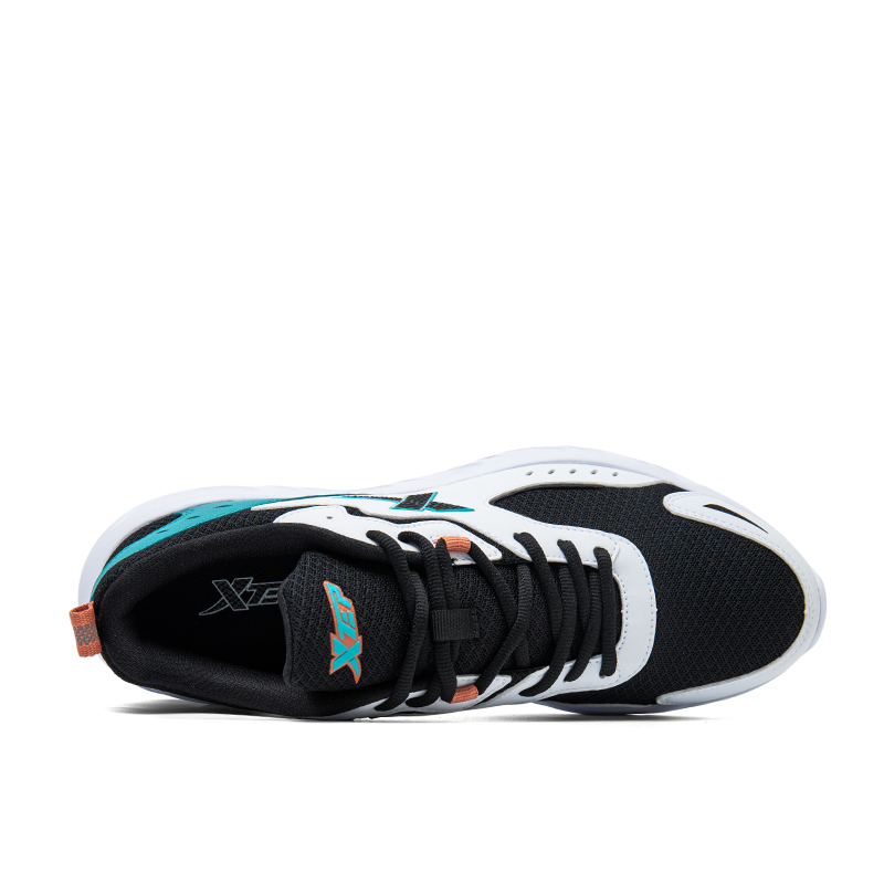 XTEP Breathable Lightweight Breathable And Lightweight Low top Running Shoes Men’s White Black