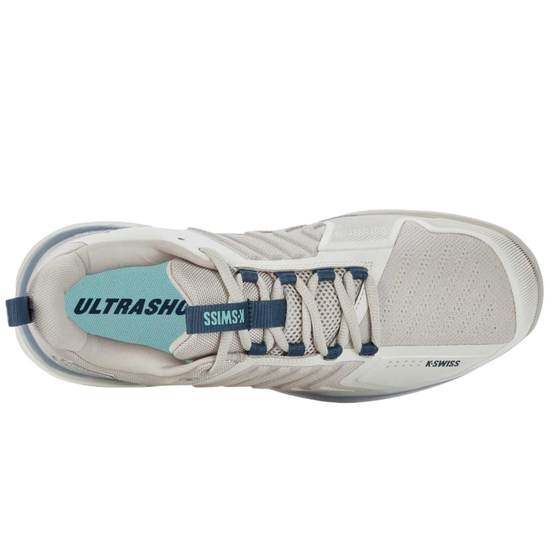 K·SWISS Slip Resistant Low top Running Shoes Men’s White Gray