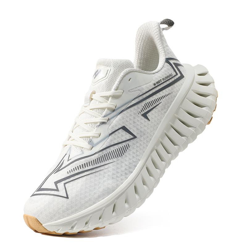 N·HOT Denim Slip Resistant, Breathable, Lightweight Low top Carbon Plate Casual Running Shoes Unisex