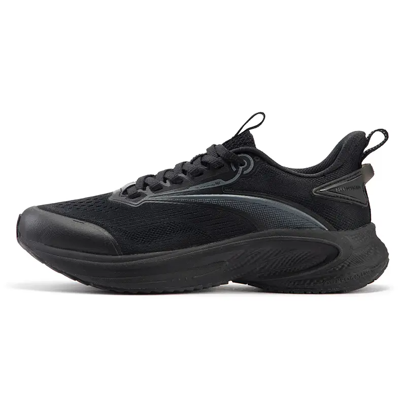 361° Swift Speed Breathable And Slip Resistant Low top Casual Running Shoes Women’s Obsidian Black Smoke Gray