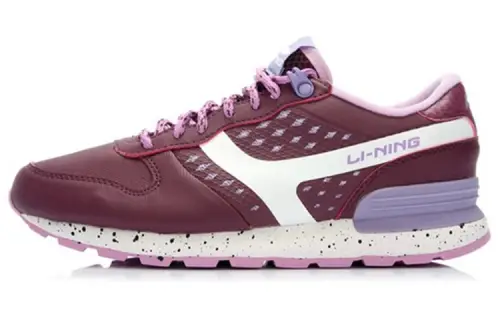 Li Ning Running Shoes Women's Low Top White/Purple
