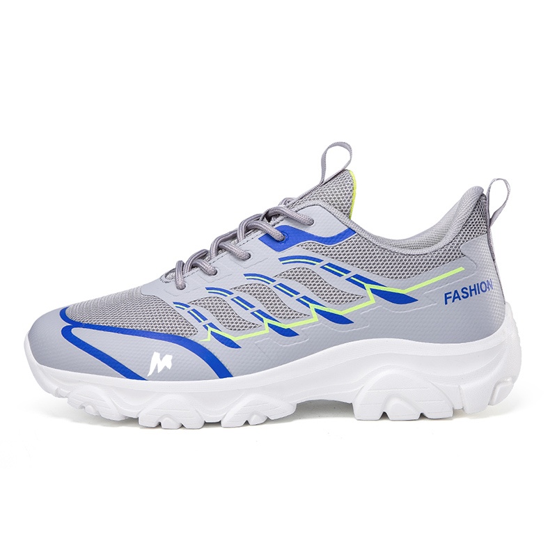 TANSENLANG Low top Outdoor Casual Shoes Men’s Gray Blue