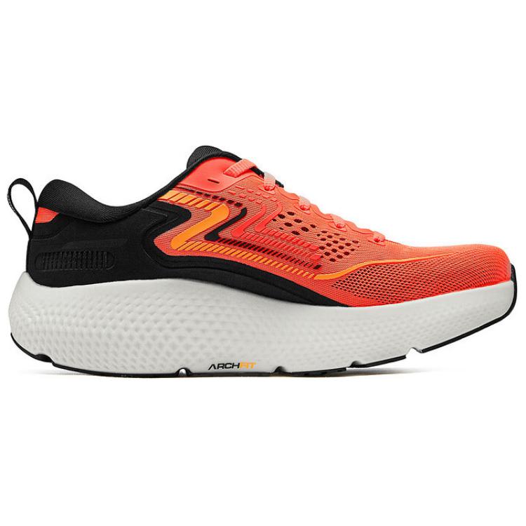 Skechers Arch Fit Athleisure Abrasion Resistant Breathable Low top Training Running Shoes Men’s Orange White