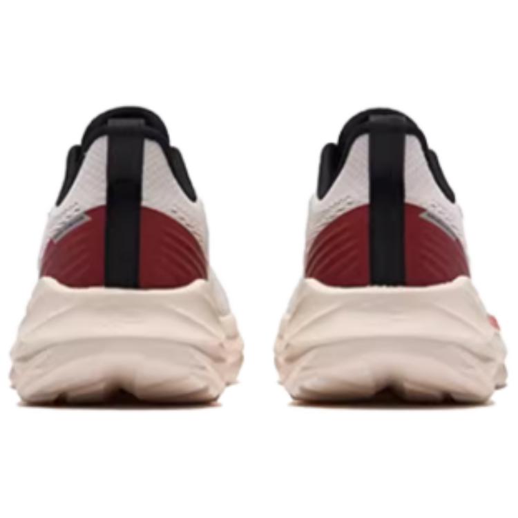 Erke Slip Resistant Abrasion Resistant Slip Resistant Abrasion Resistant Low top Casual Running Shoes Men’s Beige Red