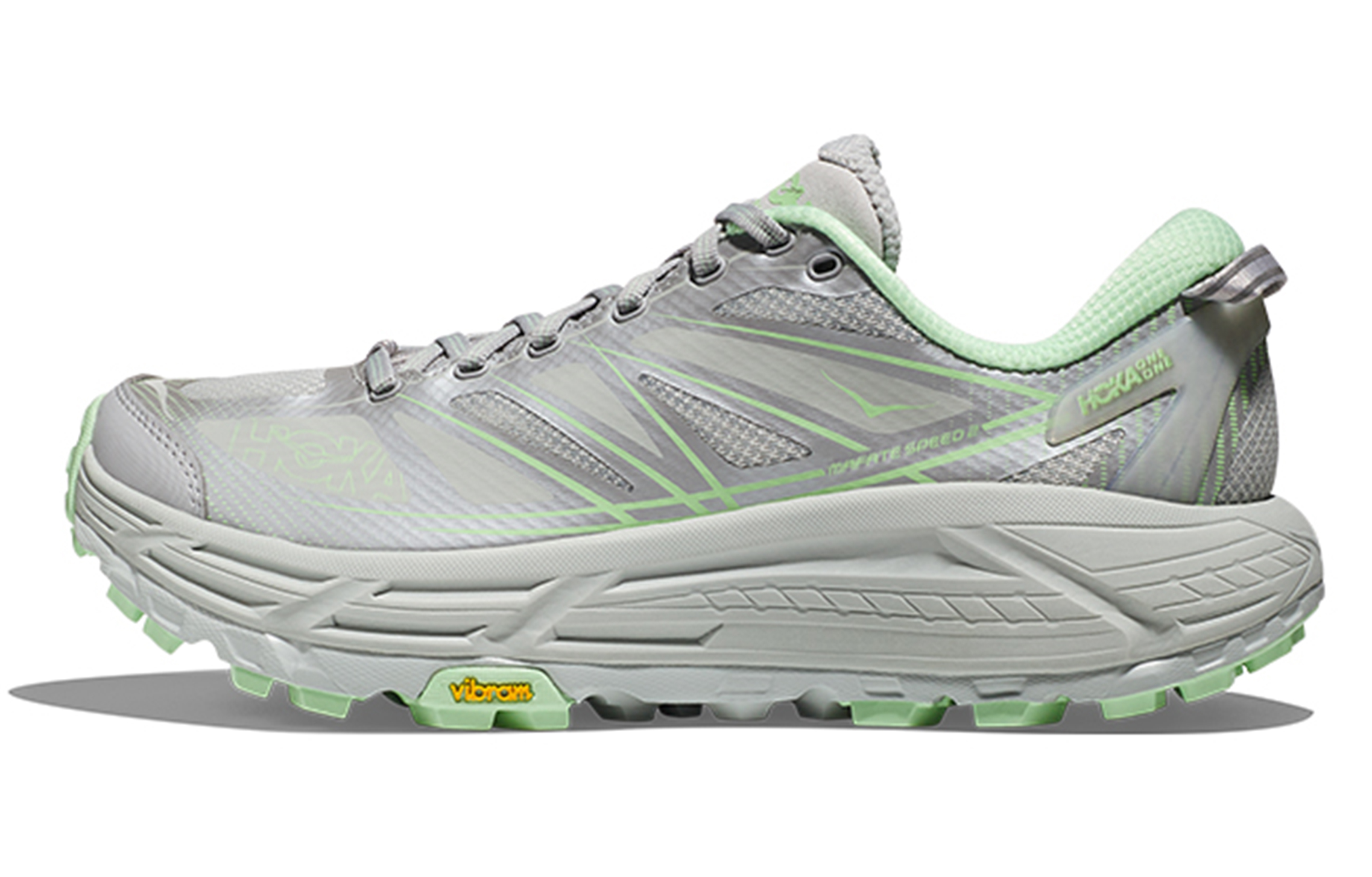 Кроссовки HOKA ONE ONE Mafate Speed 2 (туманно-серые)
