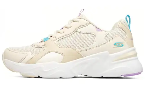 Skechers D'LITES Macaron, Butter Macaron Low top Chunky Sneakers Women's Light Yellow