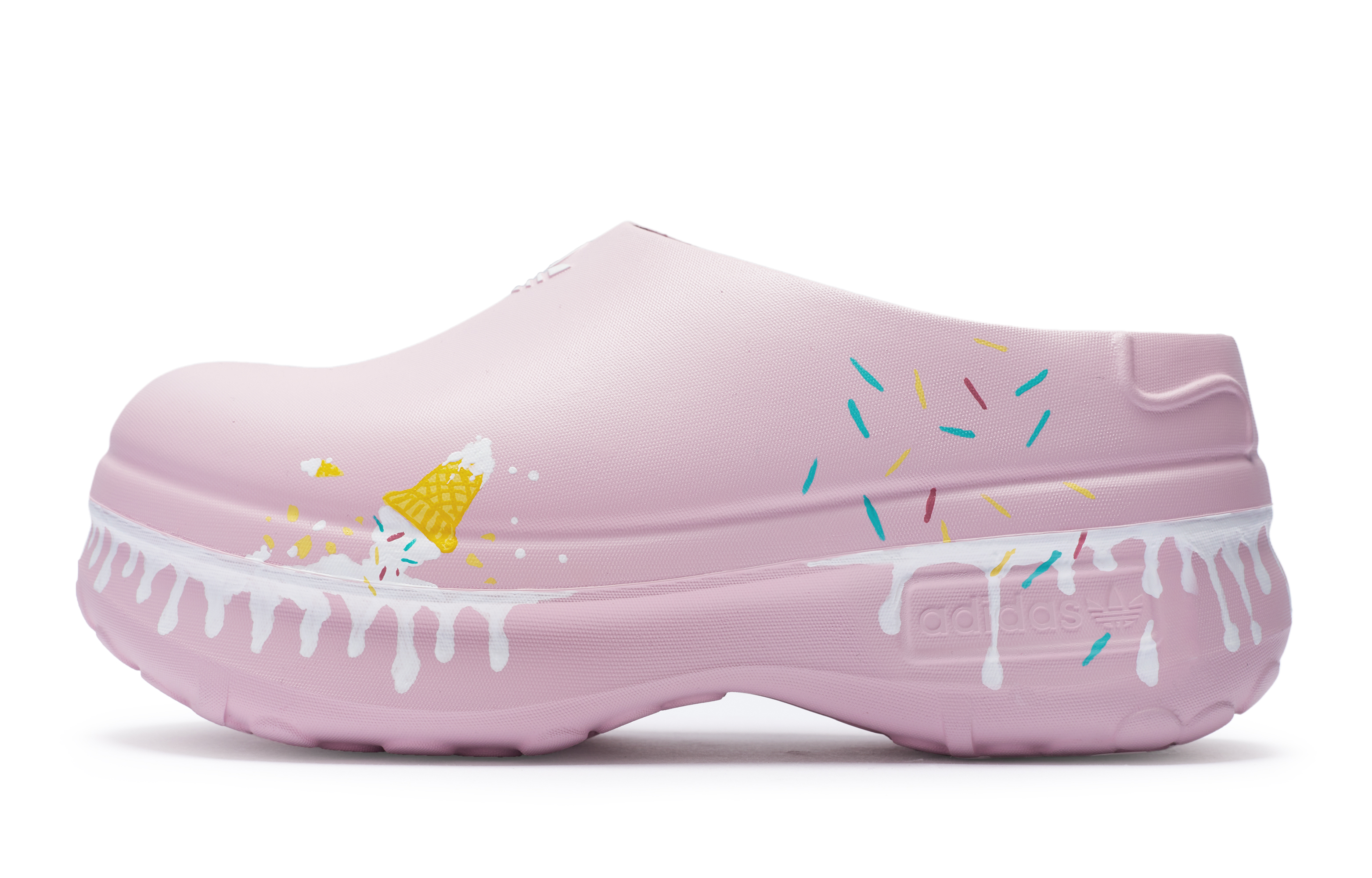 Adidas Originals AdiFOM Stan Smith Mule Odor Resistant Closed Toe Slippers Women's Pink