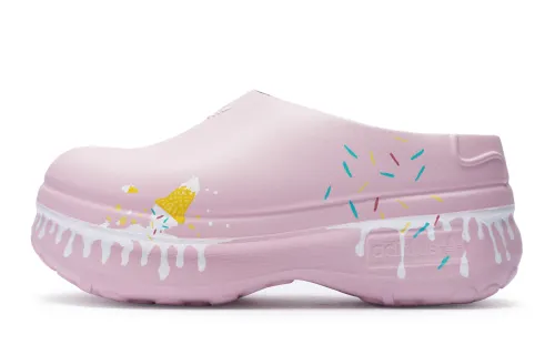 Adidas Originals AdiFOM Stan Smith Mule Odor Resistant Closed Toe Slippers Women's Pink