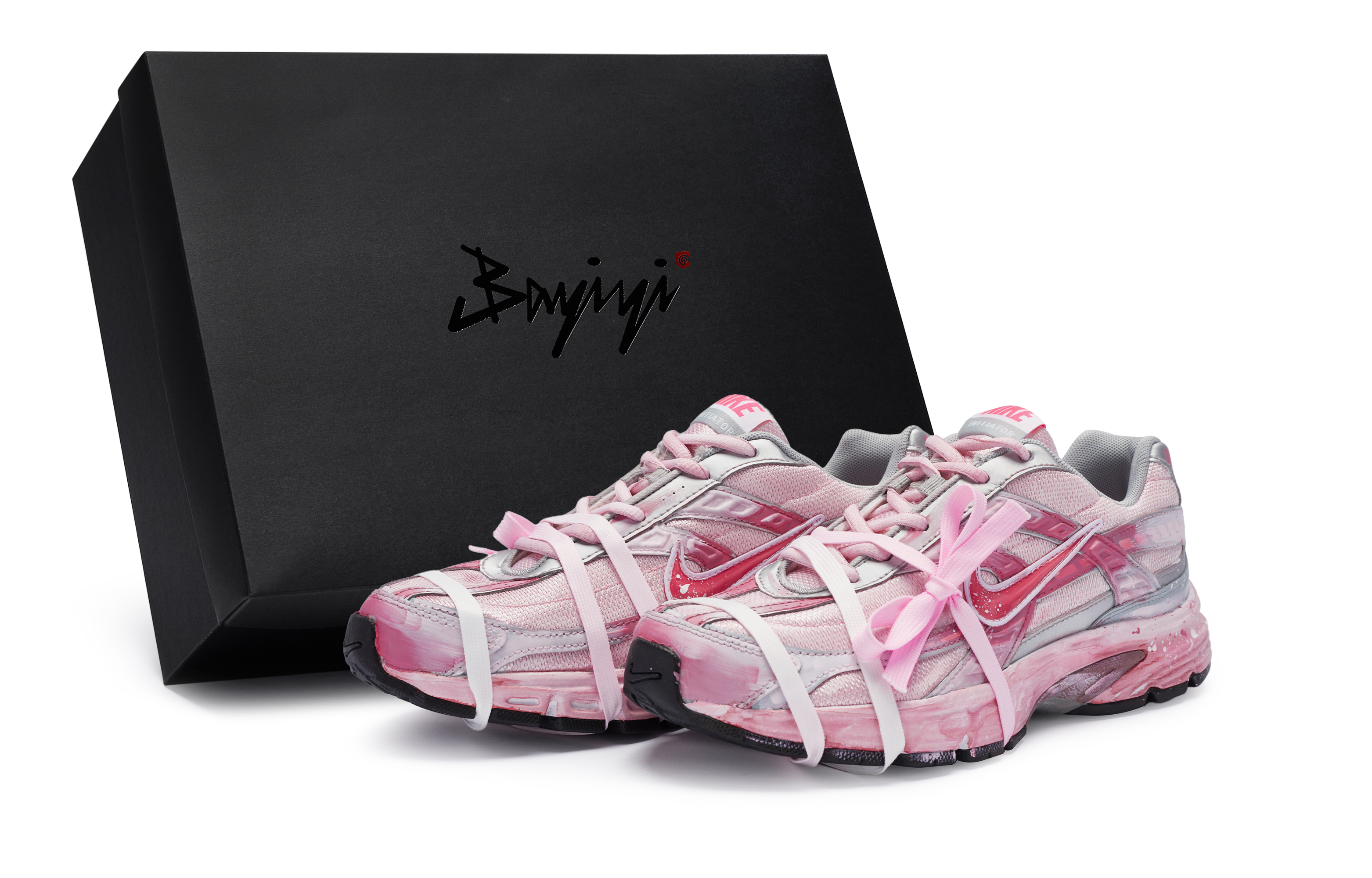 Nike Initiator Breathable Lightweight Low top Running Shoes Women's Pink