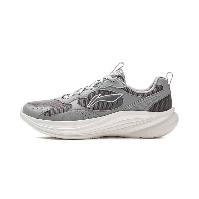 Li Ning Light Breeze V2 Cushioning Slip Resistant Abrasion Resistant Lightweight Rebound Low top Casual Running Shoes
