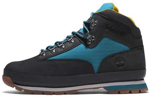 Timberland Euro Hiker Slip Resistant Abrasion Resistant Ankle Length Outdoor Boots Men's Black Blue