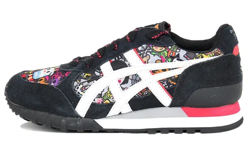 Onitsuka Tiger Colorado Eighty Five Running Shoes Unisex Low Top Black/Pink/Green/White/Gray