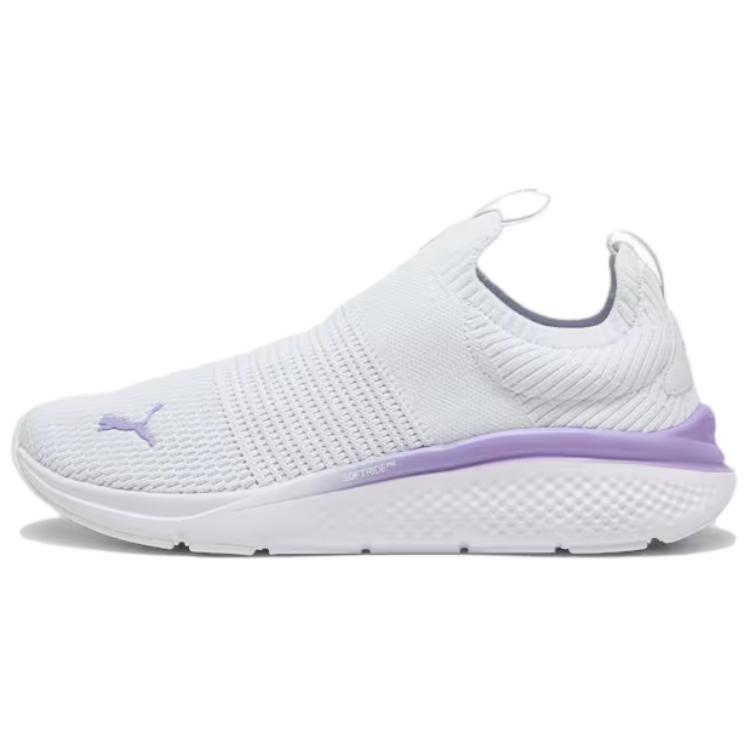PUMA Softride Pro Slip Resistant And Breathable Low top Running Shoes Women's White Purple